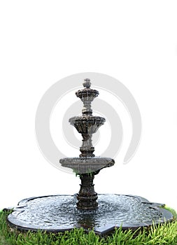 Water Fountain isolated on white