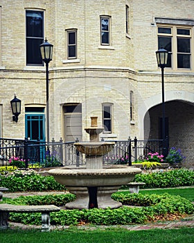 Water Fountain Kemper Center, Kenosha, Wisconsin