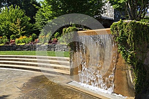 Water Fountain at North Carolina Arboretum in Asheville