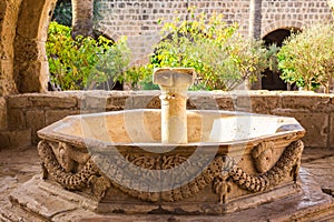 Water fountain. Outdoor Fountain park. Garden fountains.