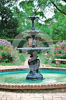 Water fountain in park