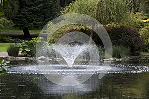 Water fountain in park