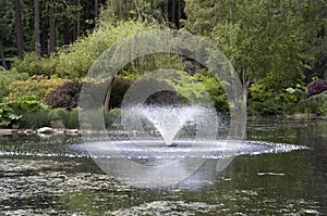 Water fountain in park