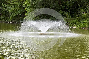 Water fountain in the park