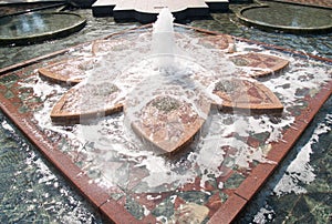 Water fountain and waterscape in Washington DC photo