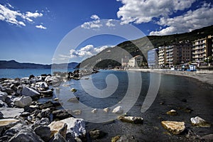 Water front of Chiavari photo