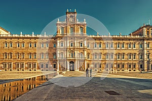 Water in front of Royal palace