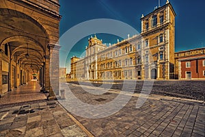 Water in front of Royal palace