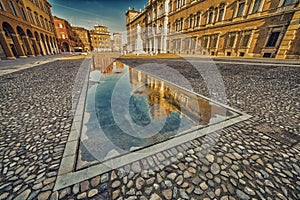 Water in front of Royal palace