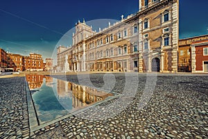 Water in front of Royal palace