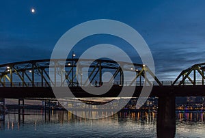 Water front view in Downtown Portland, Oregon