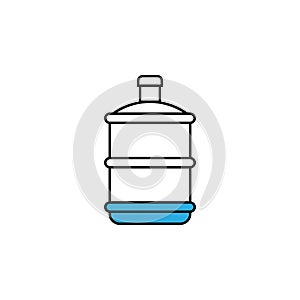 Water gallon icon design template vector isolated