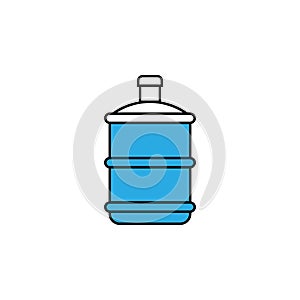 Water gallon icon design template vector isolated