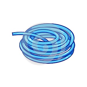 water garden hose cartoon vector illustration