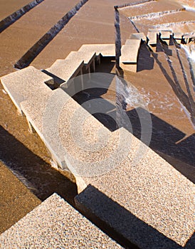 Water Garden Steps (abstract)