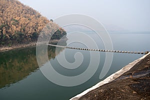 Water gate in the dam