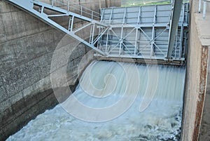 Water gate of Dam