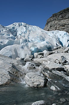 Water from glacier