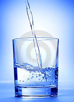 Water in a glass