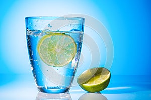 Water glass and lime