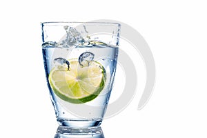 Water glass and lime