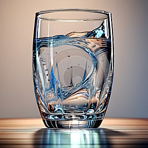 Water glass photo