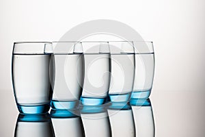 Wasser Gläser 