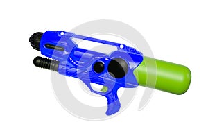 Water gun on white