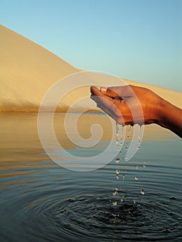 Water hand