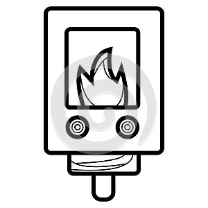 Water Heater line icon