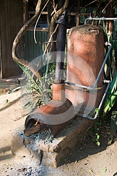 Water heaters in Africa. photo