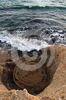 Water Hole on Shore