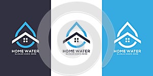 water home logo vector design