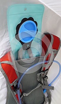 Water hydration back pack bag for drinking