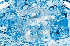 Water and icecubes photo