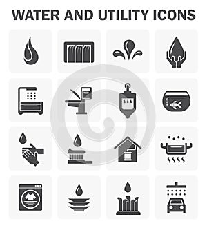 Water icon sets