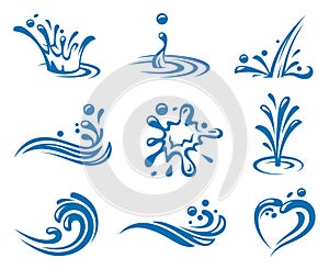 Water icons