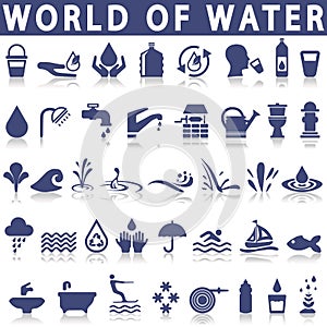 Water icons