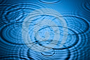 Water Intersecting Ripples Background