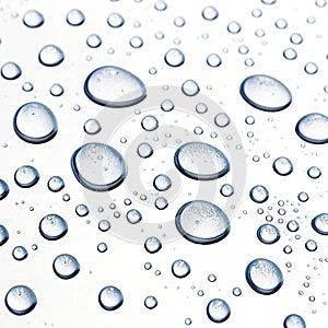 Water isolated on white background