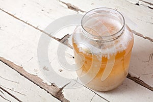 Water kefir grains photo