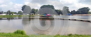 Water lagoon in Borki, Radom.