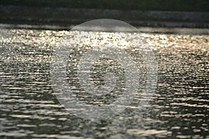 Water on lake of Kamala Sundari Tempel