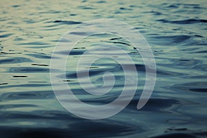 Water on the lake  wave