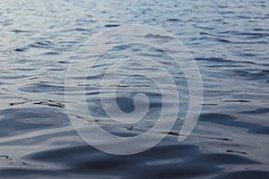 Water on the lake  wave