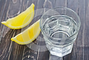 Water with lemon