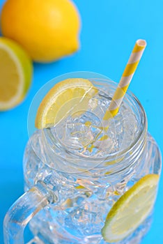 Water with lemons