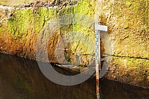 Water level metering photo