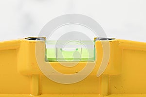 Water level yellow bubble tool for carpenter