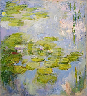 Water lilies, Nympheas, Claude Monet